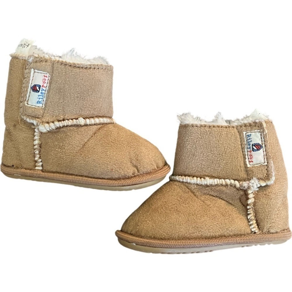 Riley Roos | Tan‎ Bootie Size 6-12Month Unisex Neutral